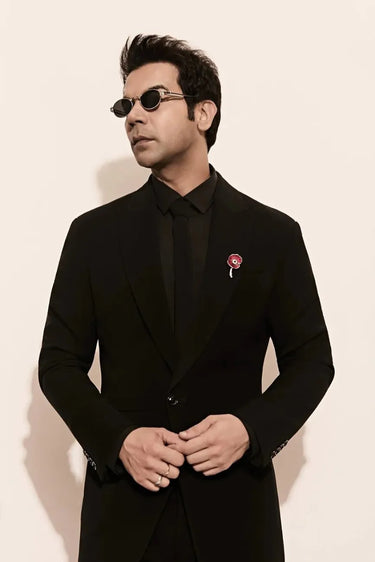 Raj Kumar Rao in Black Suit Set