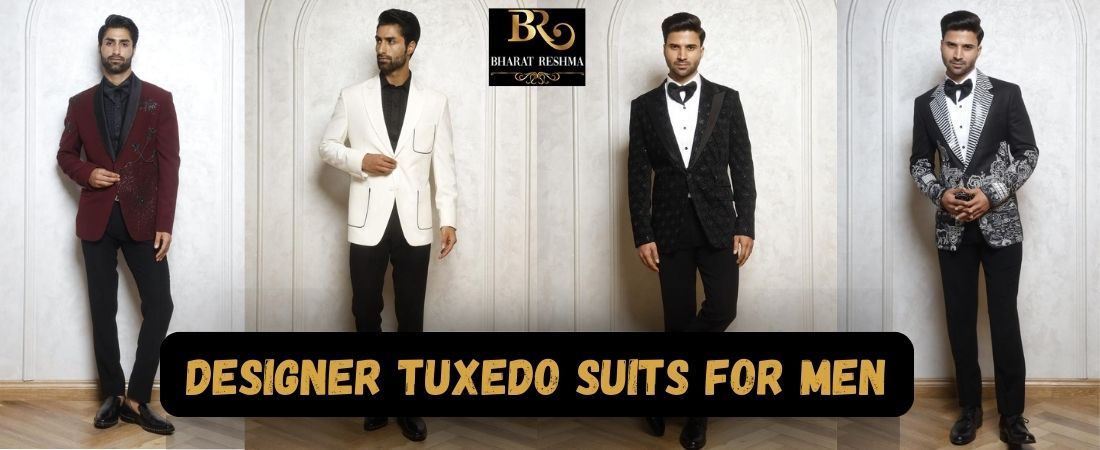 Men's designer tuxedo suits